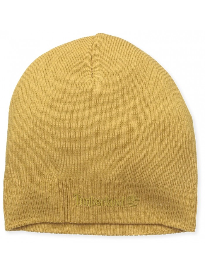 Timberland Men's Basic Beanie Hat - Wheat - C511KEO4HJ9