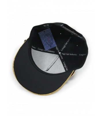 Adjustable Hip hop Metal Studded Snapback in Men's Baseball Caps