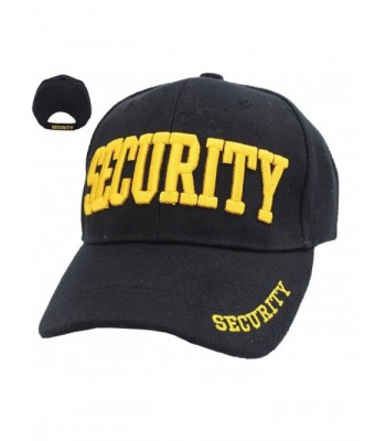 First Class Security Cap with ID On Front- Peak and Back - Gold Security Id - CS11L6DAS71