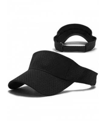 Athletic Mesh Sports Visor - Black - CR118EYVY2J