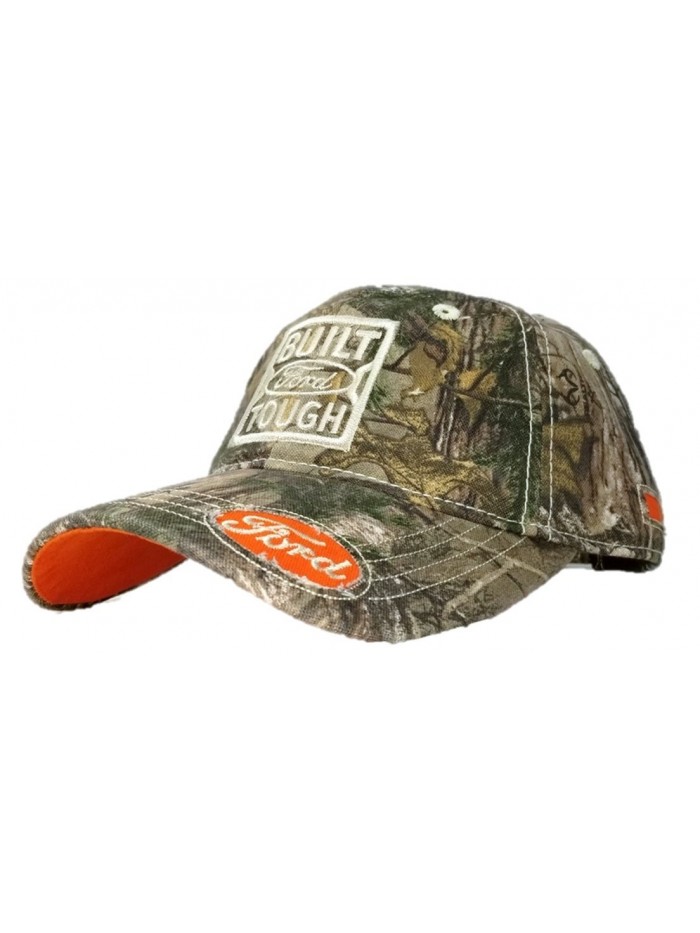 Ford Built Ford Tough Real Tree Baseball Cap- One Size - C911CE5EXFT