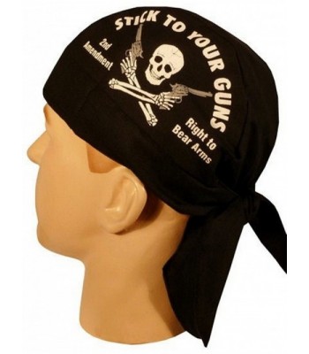 Skull Cap Biker Caps Headwraps Doo Rags - Stick To Your Guns 2nd Amendment - CE12ELHNI1R