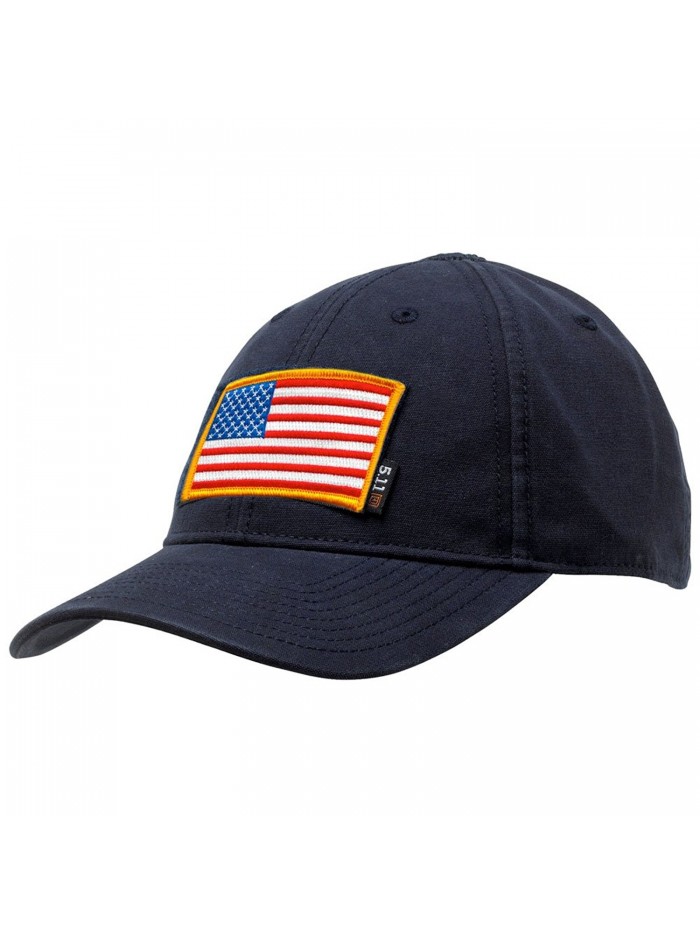 Gadsden and Culpeper 5.11 Flag Bearer Cap Bundle (USA Patch + Hat) - Navy - CB128UODDZX