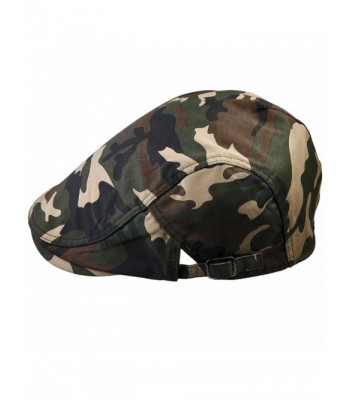 Samtree Military Camouflage Duckbill 01 Woodland in Men's Newsboy Caps