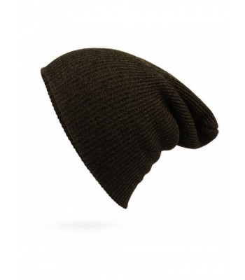 MWMart Winter Slouchy Knitted Heather in Men's Skullies & Beanies