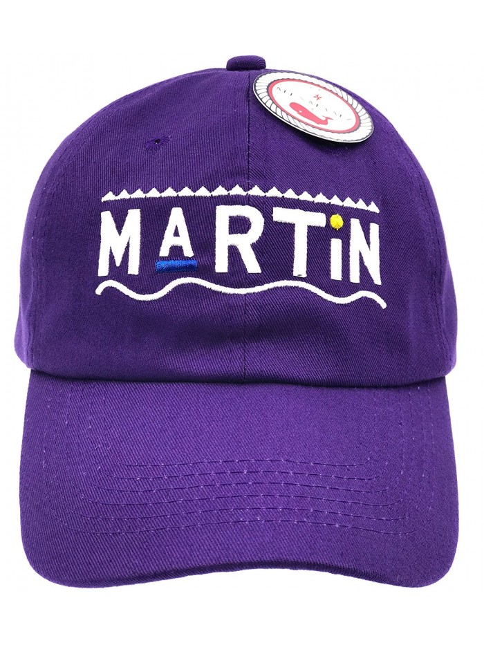 CUSTOM Martin TV Show Hat Baseball Cap 90s Dad Hat - Purple - C818899CLI7