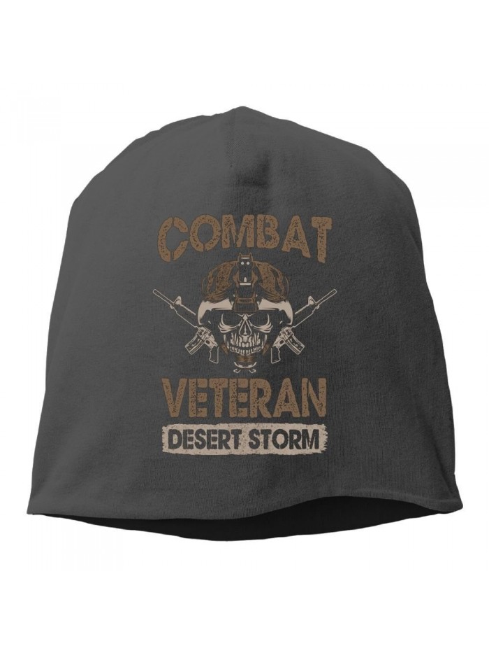 Unisex Fashion Cuff Combat Veteran Desert Storm Retro Warm Winter Cap - CL187GWCL4N