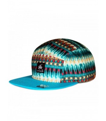 City Hunter Cn590 Neon Gradation 5 Panel Biker Hat (4 Colors) - Turquoise - CH11JAGSKT9