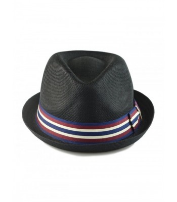 Summer Fedora Turned Striped 4Colors