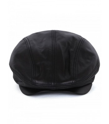 ililily Genuine Leather newsboy flatcap 683 1 XL