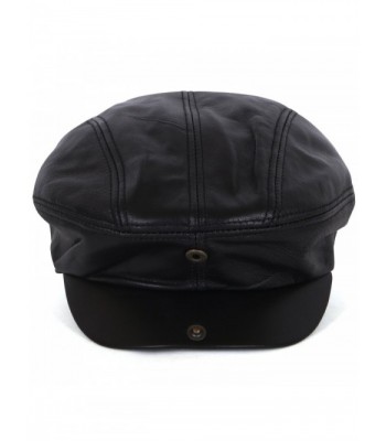 ililily Genuine Leather newsboy flatcap 683 1 XL in Men's Newsboy Caps