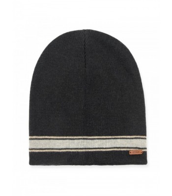 lethmik Merino Wool Daily Beanie-Unisex Warm Soft Winter Hat Unique Knit Skull Cap - Black - CE186HMOQ32