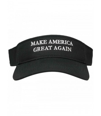 Armycrew Donald Trump Visor- Make America Great Again - Quality Embroidered 100% Cotton - Black - CN12HUHVKUB
