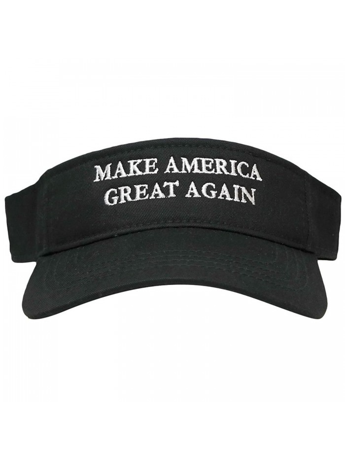 Armycrew Donald Trump Visor- Make America Great Again - Quality Embroidered 100% Cotton - Black - CN12HUHVKUB