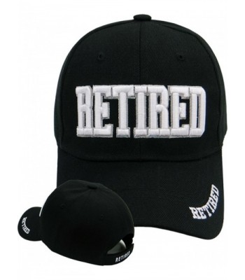 Retired Cap and BCAH Bumper Sticker Black Retirement Party Hat Gift for Boss - CZ11CTC3713