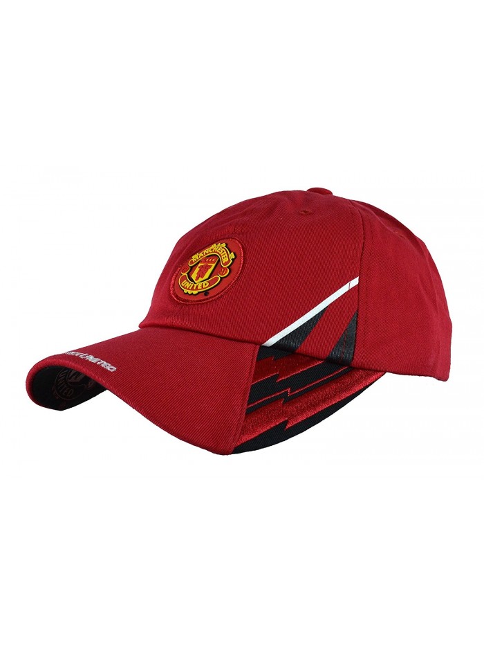 Manchester United Hat Cap Adjustable Rhinox Group Cap MUFC 100 % Cotton Garment Wash - RED 1769 - CK12M94WCF7