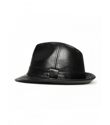 lethmik Fedoras Lambskin Leather M Lambskin in Men's Fedoras