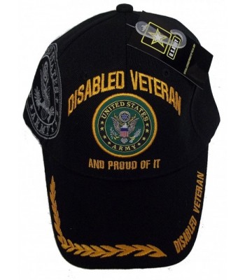 US Army Disabled Army Veteran Proud Of IT Baseball Style Embroidered Hat USA dav Cap - CU12O5GUG15