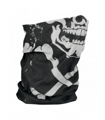 Headgear TF227 Fleece Lined Motley Gender - Skull/Crossbones/Black - C111EY9D1GF