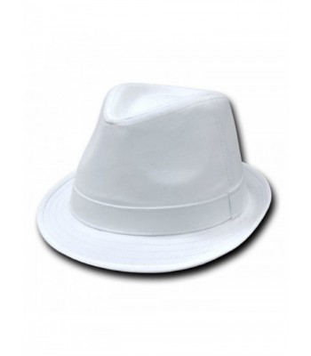 Decky Basic Cotton Fedora (White- Large/XL) - CL110H09VYV