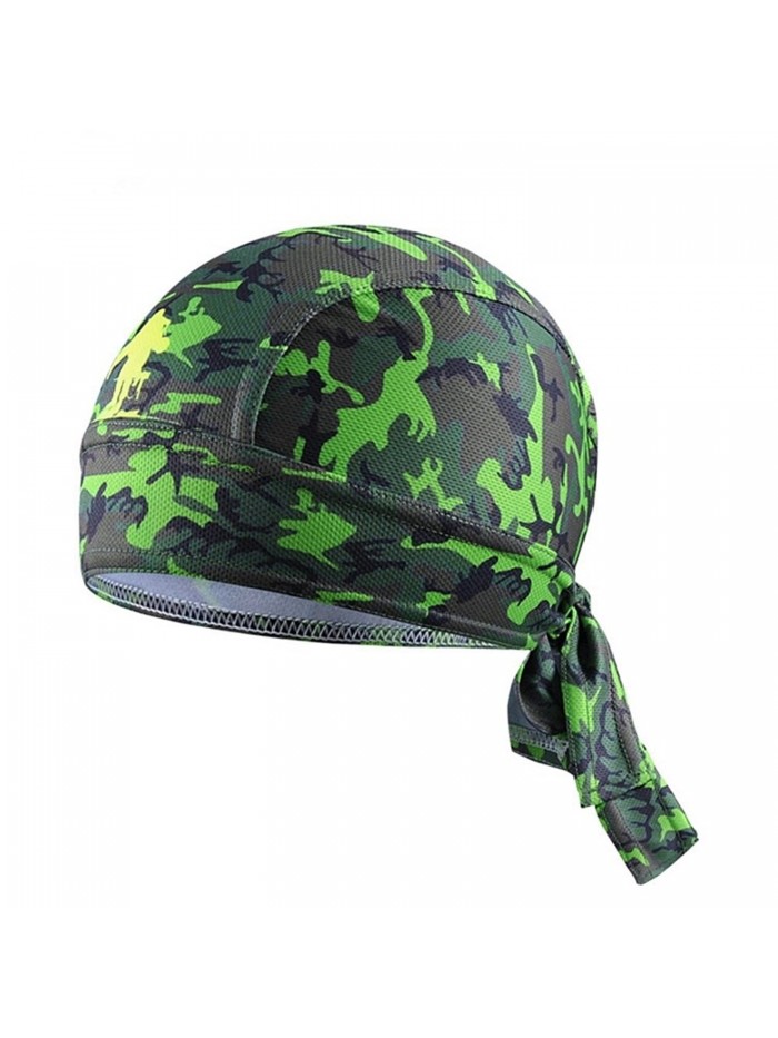 AVAI Bike Hat Ciclismo Cycling Helmet Cap Bicycle Head Pirate Scarf MTB Team Headband Headwear - Green Camo - CU1834DKGLL