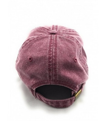 ST3LLAR Embroidered Washed Space Maroon in Men's Baseball Caps