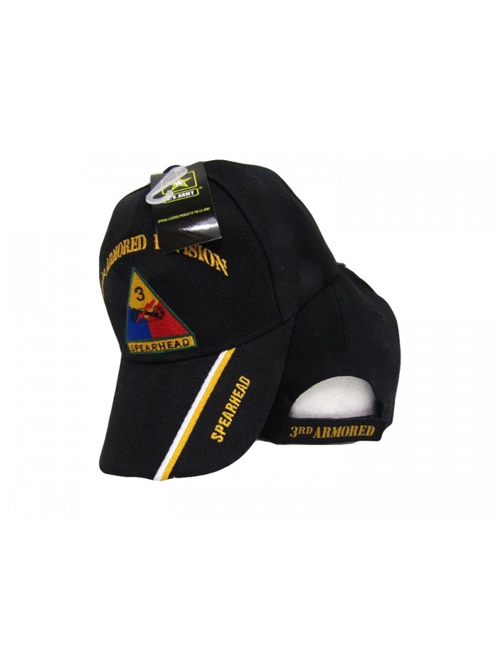 U.S. Army 3rd Armored Division Spearhead Black Shadow Embroidered Cap Hat - C61853ID23H