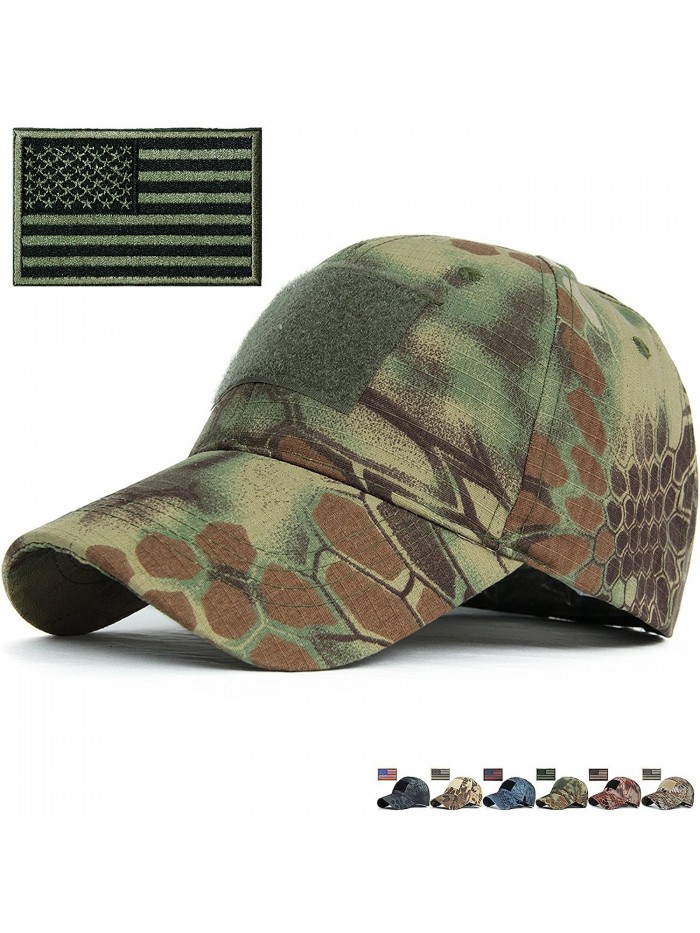 REDSHARKS Snake Camouflage Baseball Hat Fit for Hunting Shooting Tactical Military - Mandrake - C811WZ5CVG1