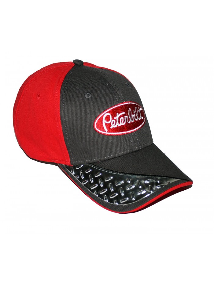 Peterbilt Motors Diamond Plated Embroidered Bill Cap - C512NUDZ4V7