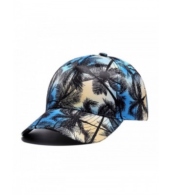 Quanhaigou Printed Baseball Cap-Graffiti Unisex Snapback Flat Bill Hip Hop Hats - Blue Black - CU182ZSK24G