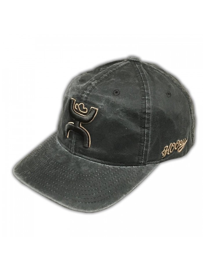 HOOey Men's Slick Wax Trucker Hat - 1580T-Brnw - Brown - CW12ELPPVNR