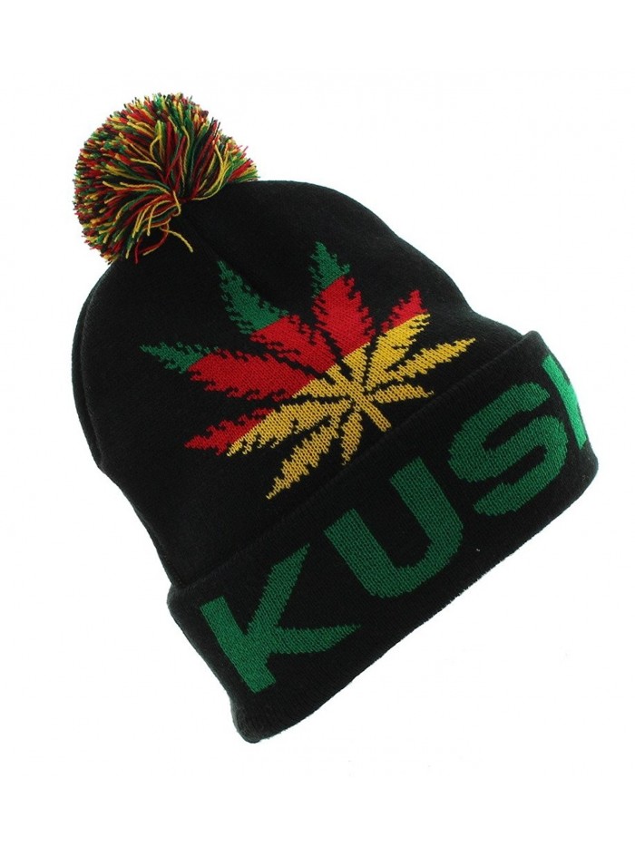 Milani Peace Love & High times "Mary Jane" Cuffed Beanie - Black - CM127OSJHP1