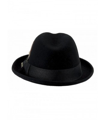 Stacy Adams Fedora Matching Black in Men's Skullies & Beanies