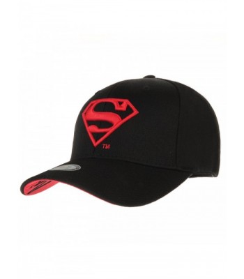 WITHMOONS Superman Vs Batman Shield Embroidery Baseball Cap AC3260 - Black - C512EGV93KX