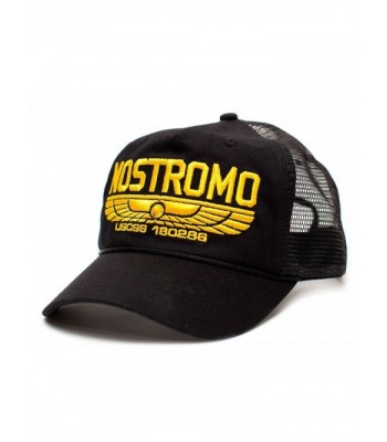 NOSTROMO WEYLAND YUTANI COMPANY Unisex Cloth & Braid Cap Hat Black - CY12N8QUYBO