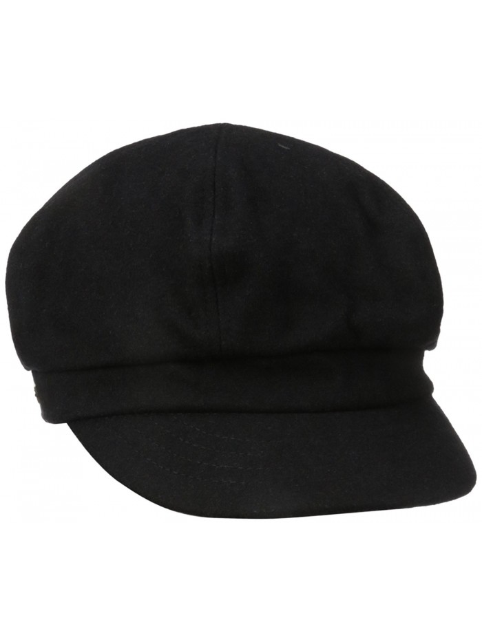 Betmar Women's Boy Meets Girl NewsboyHat - Black - CW112F1DOG1