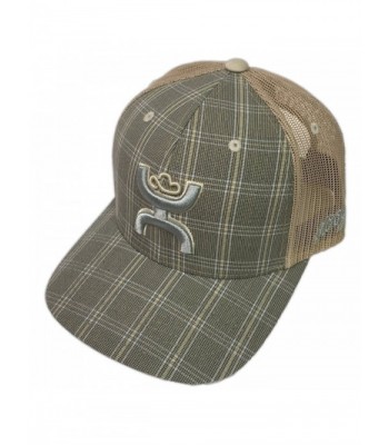 Hooey Brand Cactus Ropes Plaid/Tan Snapback Hat OSFA - CR002 - CT1885XH0CG