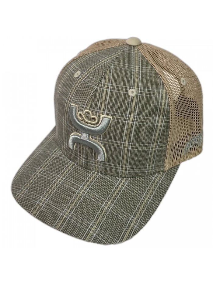 Hooey Brand Cactus Ropes Plaid/Tan Snapback Hat OSFA - CR002 - CT1885XH0CG