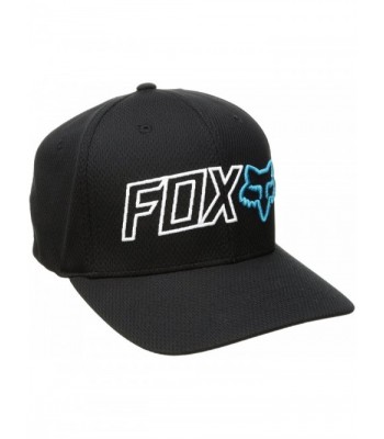 Fox Men's Outline Flexfit Hat - Black - CD17YLGDLSW