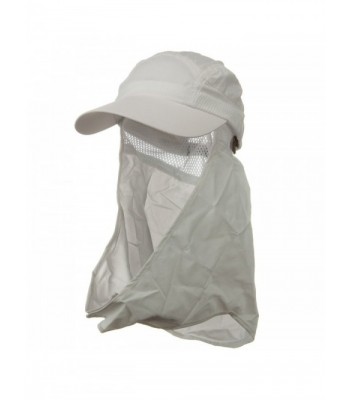 UV 50+ Talson Removable Flap Cap - White - CF1190QKYET