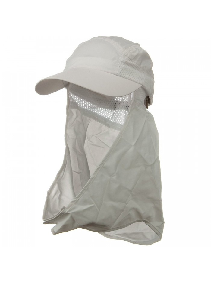 UV 50+ Talson Removable Flap Cap - White - CF1190QKYET