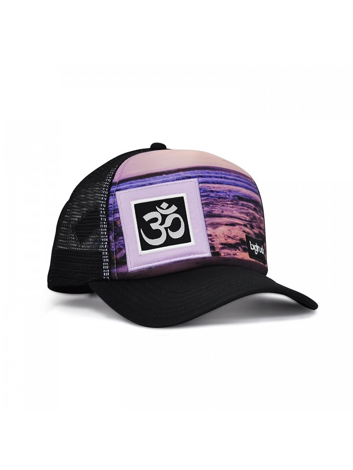 bigtruck Original Yoga Mesh Snapback Trucker Hat- Sublimated Lines - CF12E6U5TUH