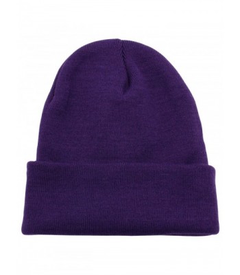 Beanie For Women and Men Unisex Cuffed Plain Skull toboggan Knit Hat ...