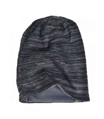 Slouchy Oversized Beanie Skull Black