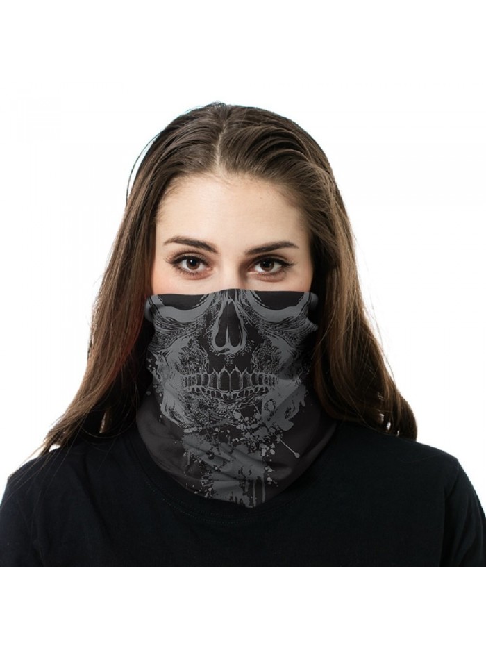 GETTAC BANDZ Protects functional Headwear - Grey Skull - C2184AK0ZQM