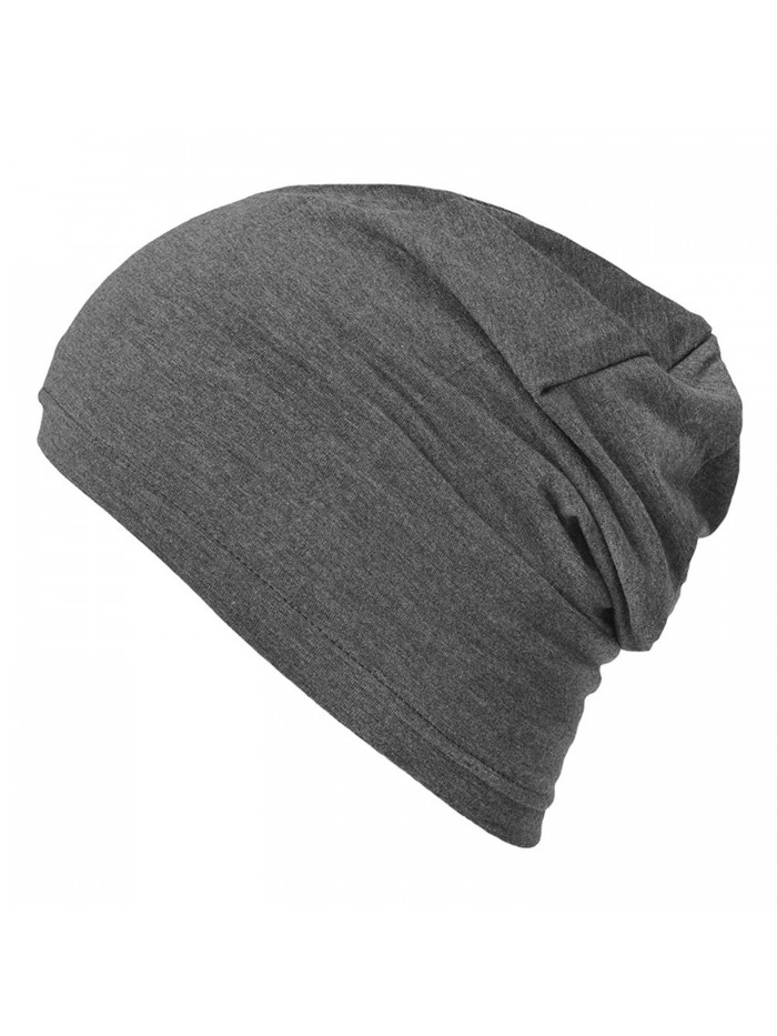 CHARM Casualbox Mens Womens Beanie Hat Thermal Stretch Sports Fitness Made in Japan - Gray - CJ11BAI4WQP