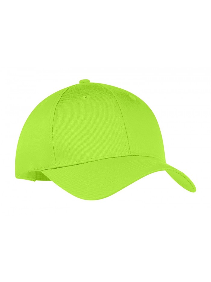 Port & Company Men's Six Panel Twill Cap - Lime - CT1260ASTZH