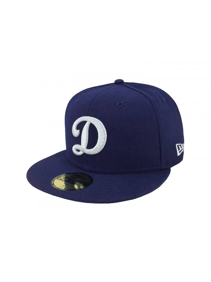 New Era 59fifty Hat Los Angeles Dodgers Baseball Fitted Dark Royal Blue 'D Cap - CY12MY30PU2