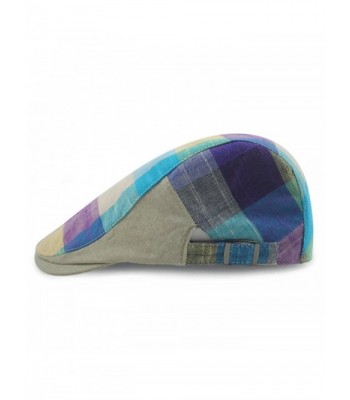 Gumstyle FASHION Duckbill Driving Newsboy - Blue Purple - C312F8FZHEH