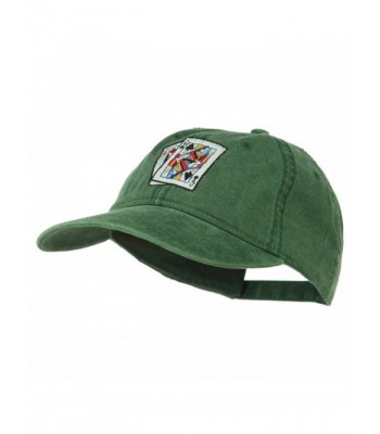 Gaming Pinochle Embroidered Washed Cap